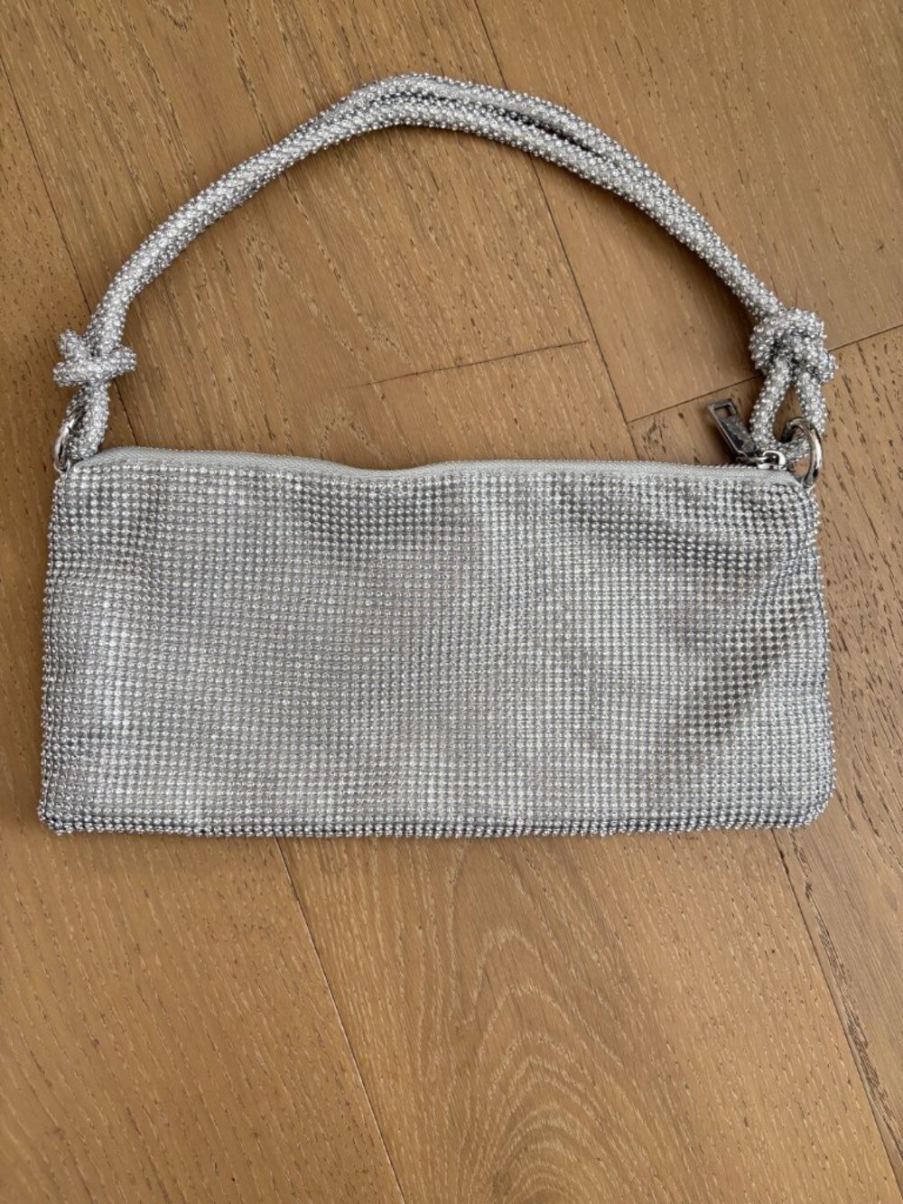 Silver Rhinestone Evening Bag - Picture 4 of 5